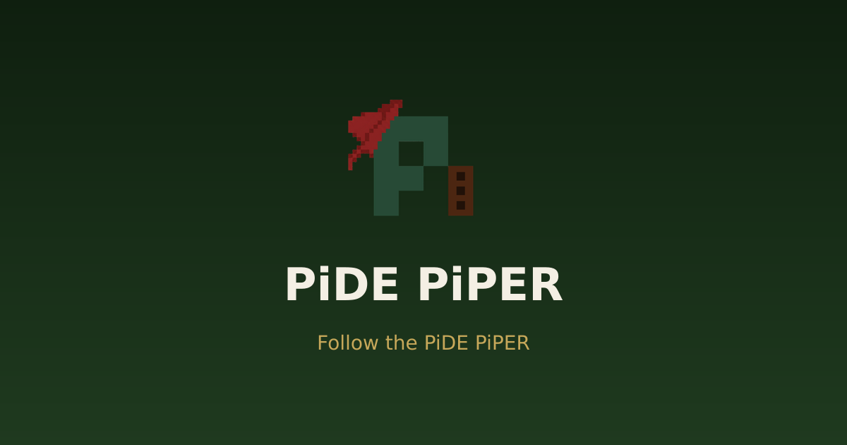 PiDE Piper — Pi Agent for VS Code
